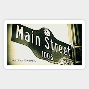 Main Street, Los Angeles California by Mistah Wilson Sticker